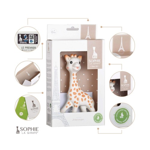Vulli Sophie The Giraffe New Box, Polka Dots, One Size, 1 Count (Pack of 1) - Picture 5 of 8