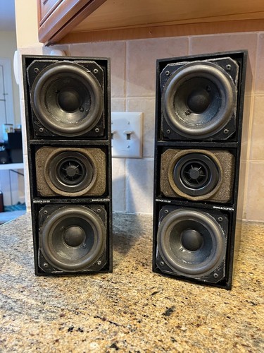 Bang & Olufsen Beovox B&O CX100 Bookshelf Speakers Re-foamed w/ Din Connectors - Picture 2 of 9