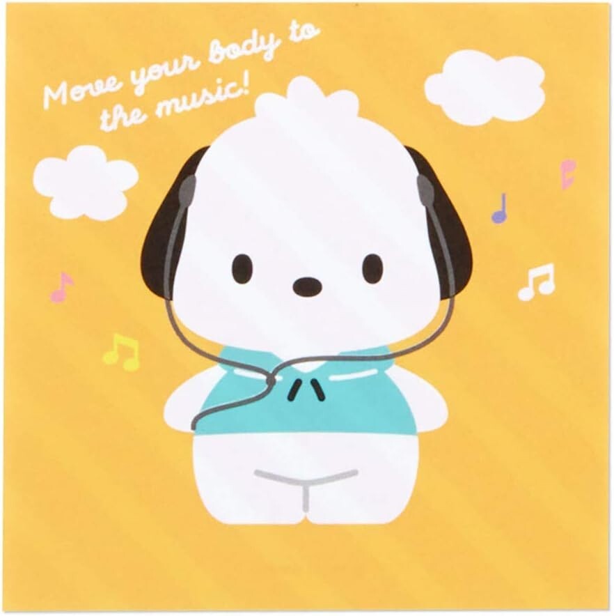 Sanrio 410462 Pochaco Square Memory Face 84 sheets Free Sanrio 410462 Pochaco Square Memory Face 84 sheets Free