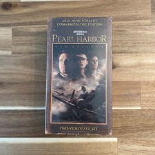 Pearl Harbor VHS 2-Tape Set Widescreen Ben Affleck 2001 Movie NEW/SEALED 