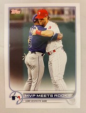 2022 Topps Series Two BRYCE HARPER & WANDER FRANCO MVP Meets Rookie! 367