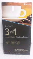 GANOCAFE 3 IN 1 GANODERMA  (20 SACHETS x 21 gr)  EXPIRATION DATE 12/2026 NEW