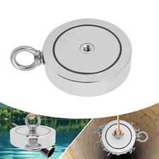 NEW 1.4TON/3086 LBS FISHING MAGNET DOUBLE SIDED FISHING MAGNET NEODYMIUM MAGNET