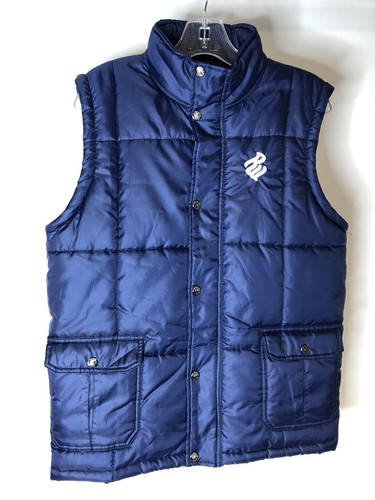Roca Wear Mens Puffy Vest Dark Blue sz XL 18/20 Youth Extremely Nice Condition - Picture 2 of 9