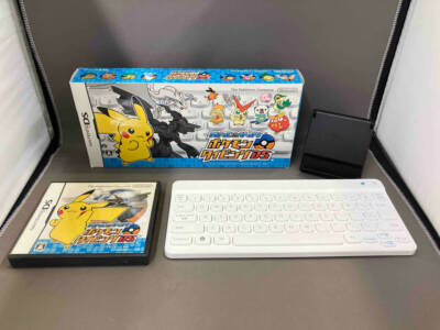 Battle & Get! Pokemon Typing DS Game Reshiram Edition with White Keyboard 