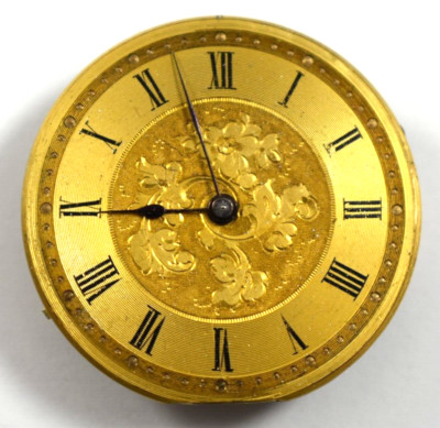 Vintage Unbranded 33.08mm KW/KS Pocket Watch Movement lot.ez