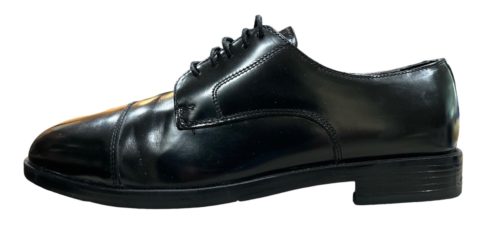 SAOLA Abito da uomo Nunn Bush flessibile stringato in pelle scarpe alte taglia 10 5 M ottime condizioni.