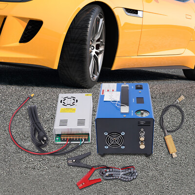 #ad 4500PSI 30MPA PCP Air Compressor Auto Stop High Pressure Pump AC 110V DC12V 250W $167.33