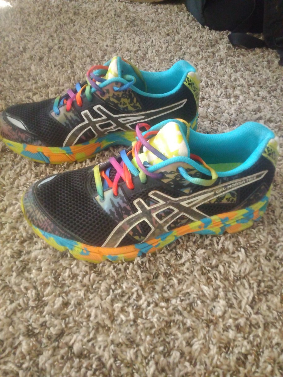 Asics Gel Noosa Tri 8 Running Shoes Rainbow Multicolor C301N