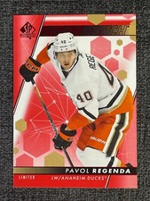 Pavol Regenda 2022-23 Upper Deck SP Authentic Future Watch Limited Red #152 RC