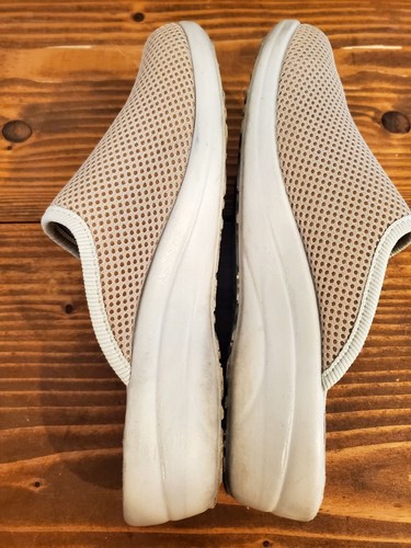Zapatos sin cordones Fly Flot antichoque beige malla talla 39 hechos en Italia - Imagen 7 de 10