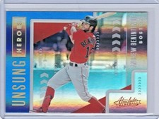 ⚾️2020 ABSOLUTE BASEBALL #UH3 ANDREW BENINTENDI UNSUNG HEROES BLUE FOIL PARALLEL