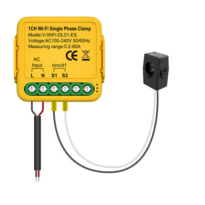 Tuya Smart WiFi Switch 0.2-80A Stromzähler Monitor Smart Home Geräte überwachen