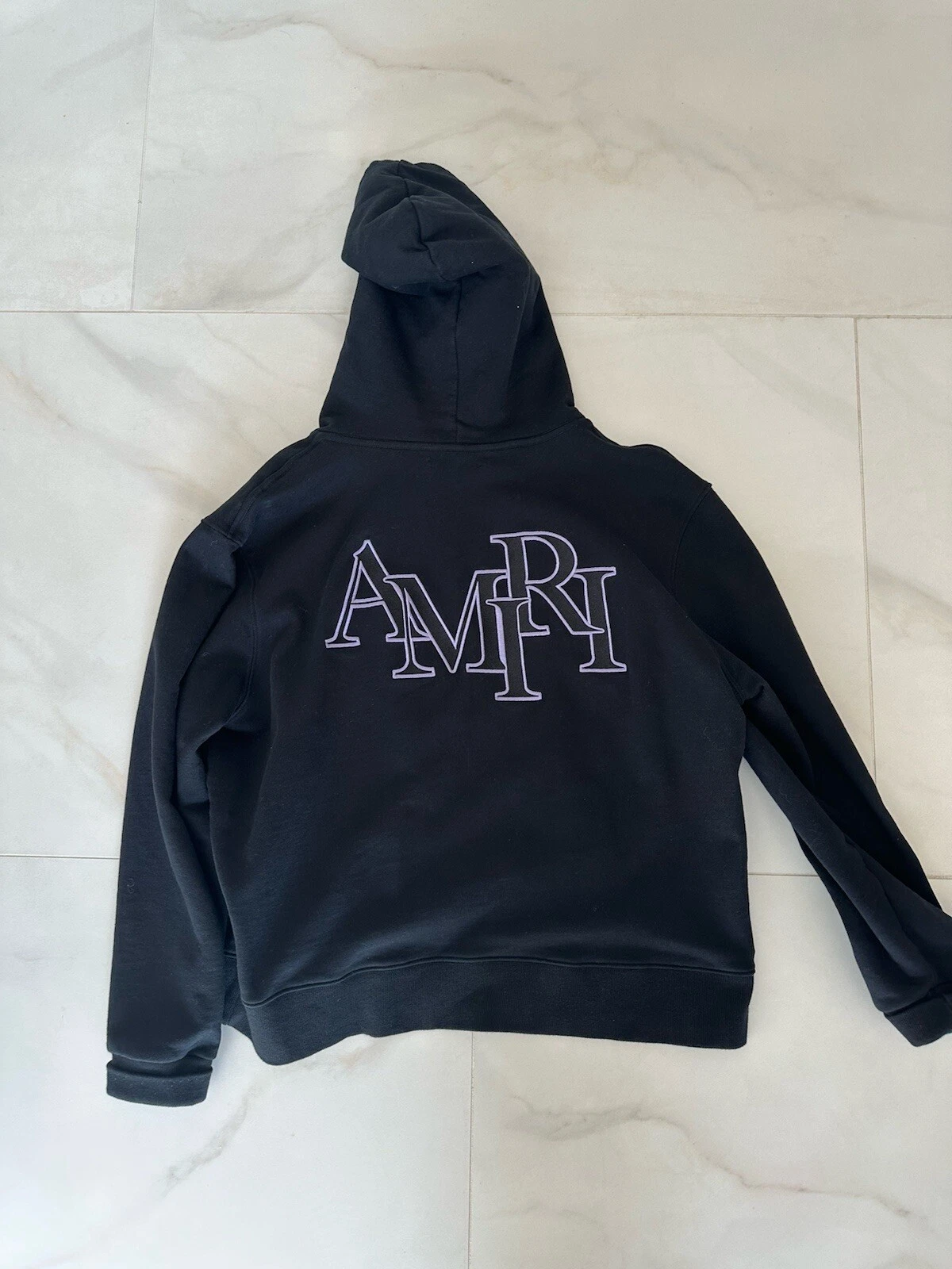 FELPA CON CAPPUCCIO AMIRI LOGO SFALSATO TAGLIA MEDIA OTTIME CONDIZIONI NO STRAPPI NO STRAPPI