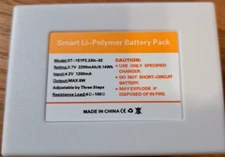 Li-Polymer ST-1S1P2.2Ah Rechargeable Battery for Heated Gloves 3.7v 2200mAh