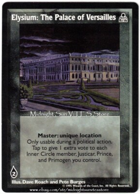 Elysium: The Palace of Versailles Dark Sovereigns V:TES VTES Vampire CCG