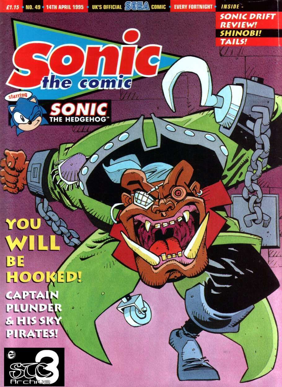 Sonic the Comic 49 FN; Fleetway Quality Hedgehog we combine