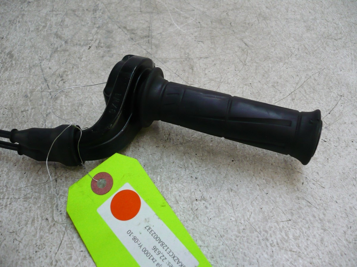 KAWASAKI 08 ZX-10R NINJA THROTTLE TUBE GRIP WITH THROTTLE KAWASAKI 08 ZX-10R NINJA THROTTLE TUBE GRIP WITH THROTTLE