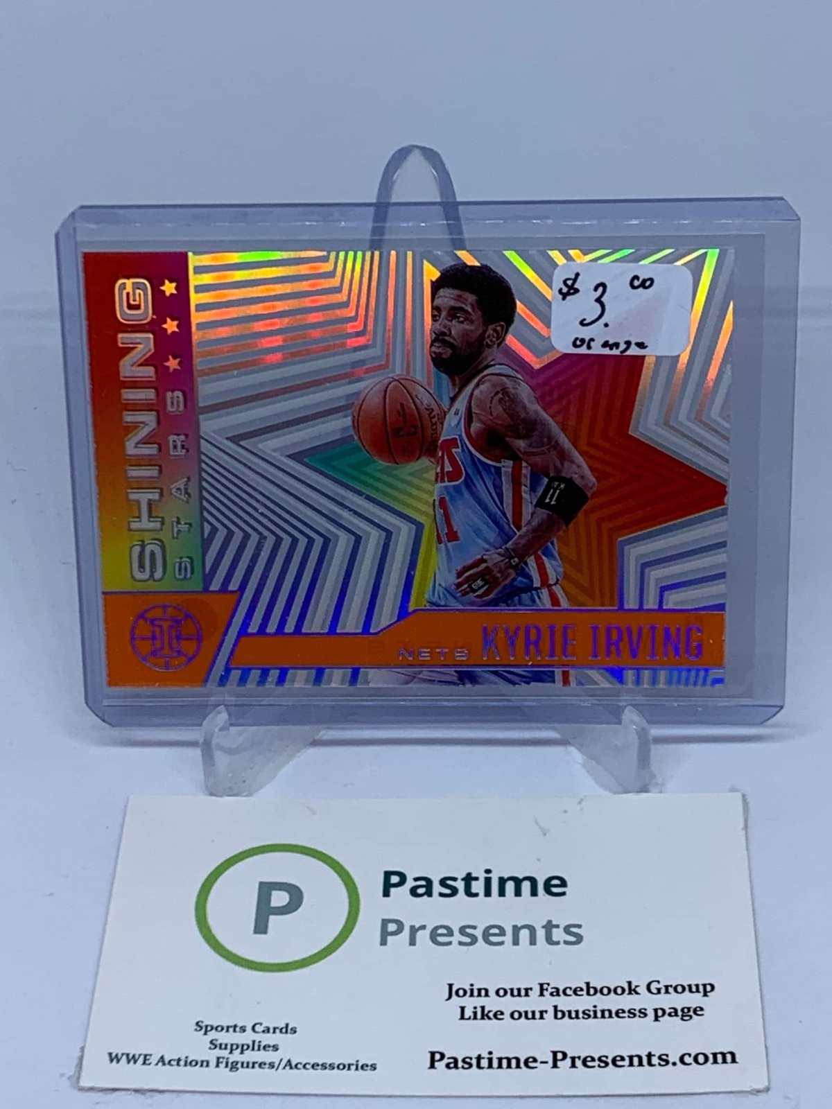 2020-21 Illusions #15 Kyrie Irving Shining Stars Orange Brooklyn Nets