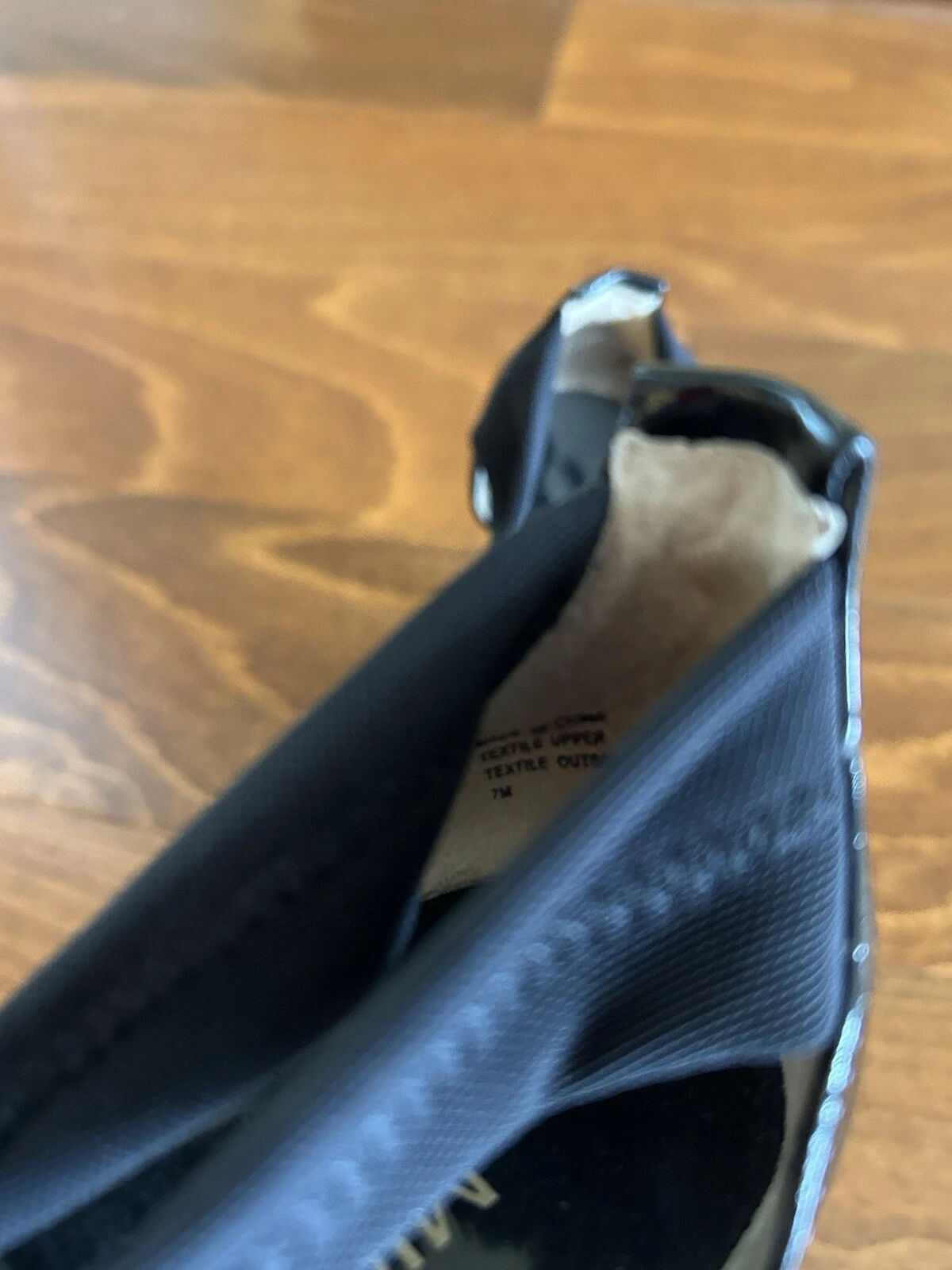 Michael by Michael Kors donna nero zip davanti tacco sexy taglia 7 M punta aperta