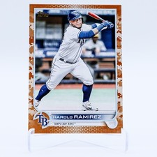 2022 Topps Update Harold Ramirez Memorial Day Camo /25 #US67