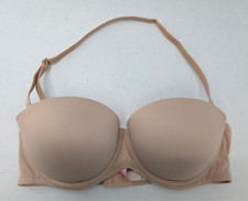 Victoria's Secret PINK Bra Women  s 34C Beige Multiway Push Up-READ