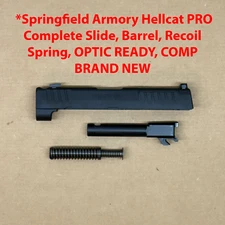 Springfield Hellcat Pro Comp OEM Complete Slide, Barrel, Recoil Spring 9mm - New
