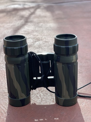 2 Bushnell Black Small Compact Pocket Binocular 8x21 378 ft 1000 yds with Case - Picture 6 of 15