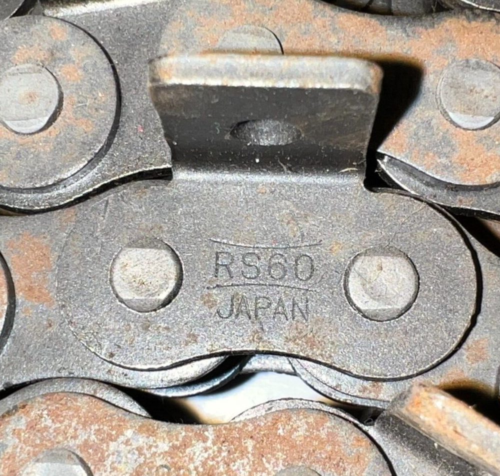 TSUBAKI ROLLER CHAIN SINGLE RS60 RIVETED 3/4
