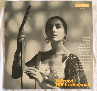 Nati Mistral RARE NM Spanish Folk Female Vocal Singer SPAIN 60's 1960s 