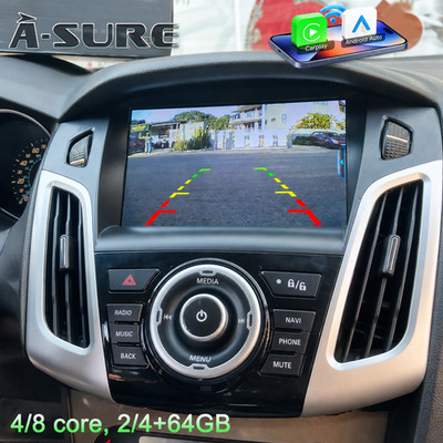64G Autoradio Carplay Android 15 Für Ford Focus MK3 2011-2018 GPS BT DSP AHD DAB