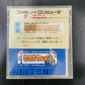 Famicom Grand Prix ll 3D Hot Rally Nintendo Disk System 1988 Racing Retro
