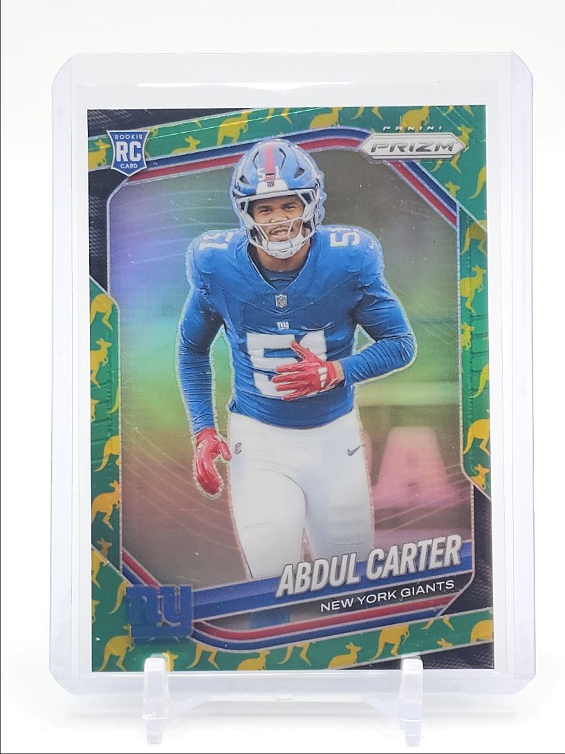 ABDUL CARTER 2025 PANINI PRIZM ROOKIE KANGAROO GIANTS #394 RC /61 Q1241