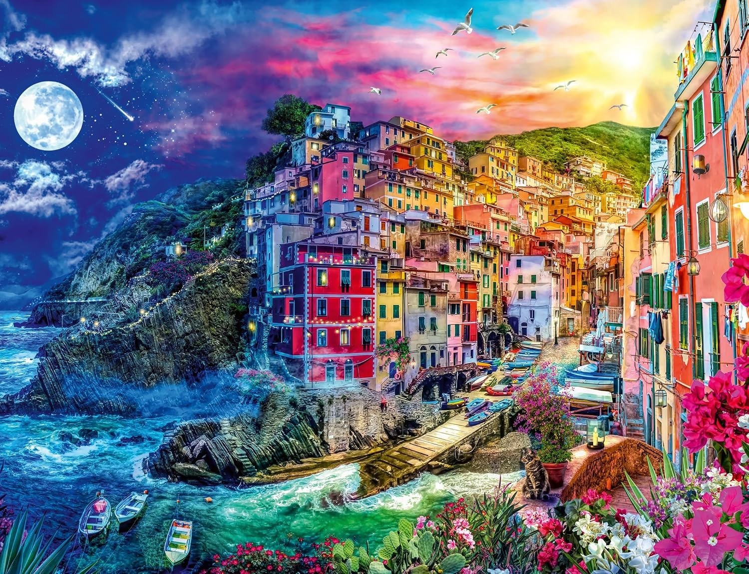 Ravensburger Colorful Cinque Terre Jigsaw Puzzle 2000 Pieces Adults 98x75cm - Image 4