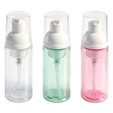  3Pcs 2oz Foam Pump Bottles,Travel Foaming Dispensers,Plastic Foam Bottles