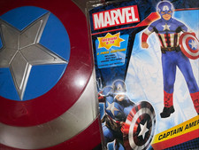 Marvel Avengers Captain America - Cosplay Costume Set M  Large 24" Shield    