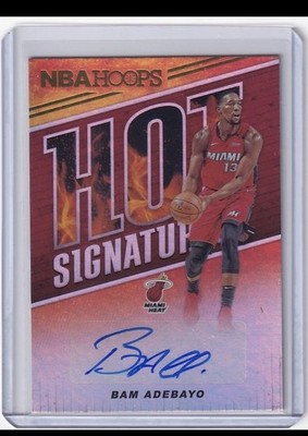 2018-19 Panini NBA Hoops - Hot Signatures Bam Adebayo #HS-BAM (AU)