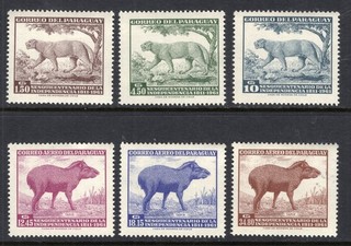 Paraguay 1961 Partial Set OG MNH Sc# 595 597 C291 C293