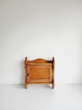 Danish Scandinavian Norwegian German Oak Hanging Cupboard