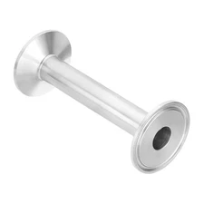 3/4 in OD Tri Clamps Tube, Spool Tube with 2 in Clamp Ends,100mm/3.94in