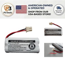 NiMH 600mAh Replacement Battery for Vtech AT T Cordless Telephones - Pack of 1