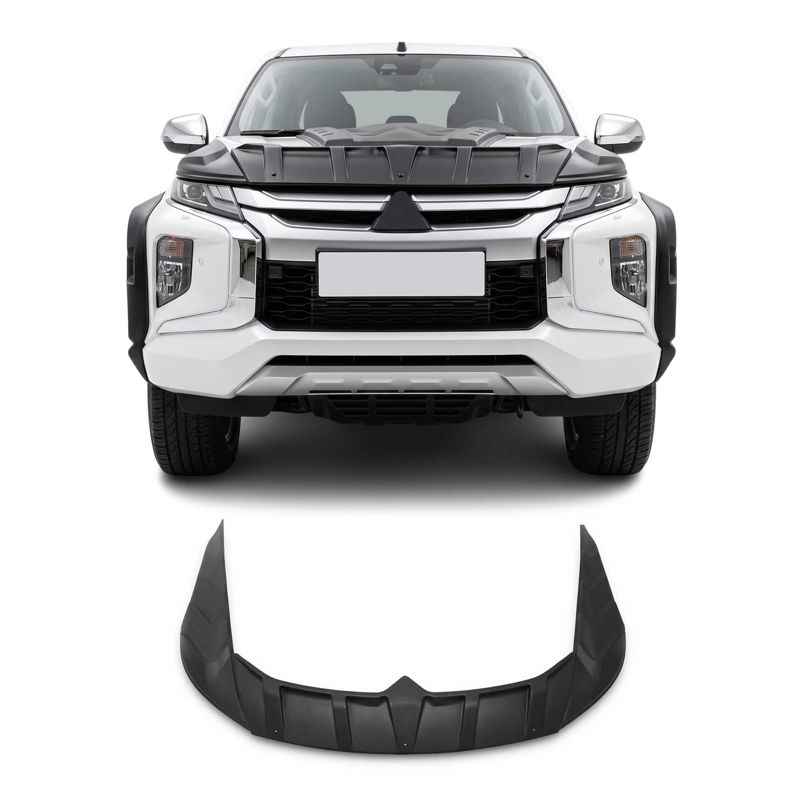 Déflecteur capot Mitsubishi L200 2019-2026 anti rayures en plastique ABS