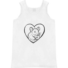 'Rat in Heart ' Adult Vest / Tank Top AV061202