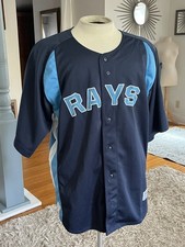 MLB Dynasty Series Tampa Bay Rays Stitched Jersey sz XL see measurements