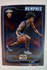 2024-25 Topps Chrome - Jaylen Wells #185 (RC) Grizzlies