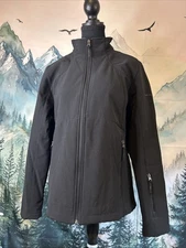 Free Country Women’s Size Large Softshell Jacket Black