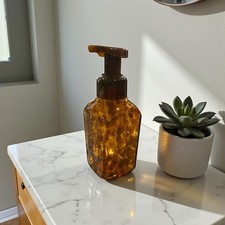 BATH  BODY WORKS TORTOISESHELL FOAMING HAND SOAP REFILL DISPENSER HOLDER PUMP