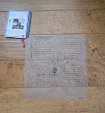 Creative Memories PATTERNS N PENS Journaling Stencil Templates Instruction Card
