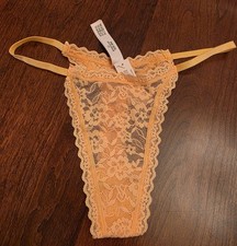 Victoria's Secret The Lacie Lace String Thong Panty Small