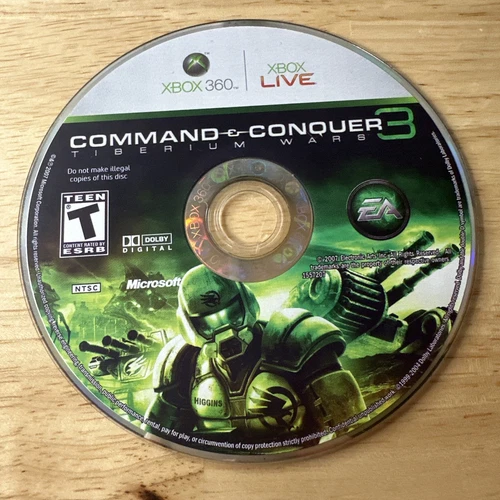 Command & Conquer 3: Tiberium Wars - Microsoft Xbox 360 Disc Only